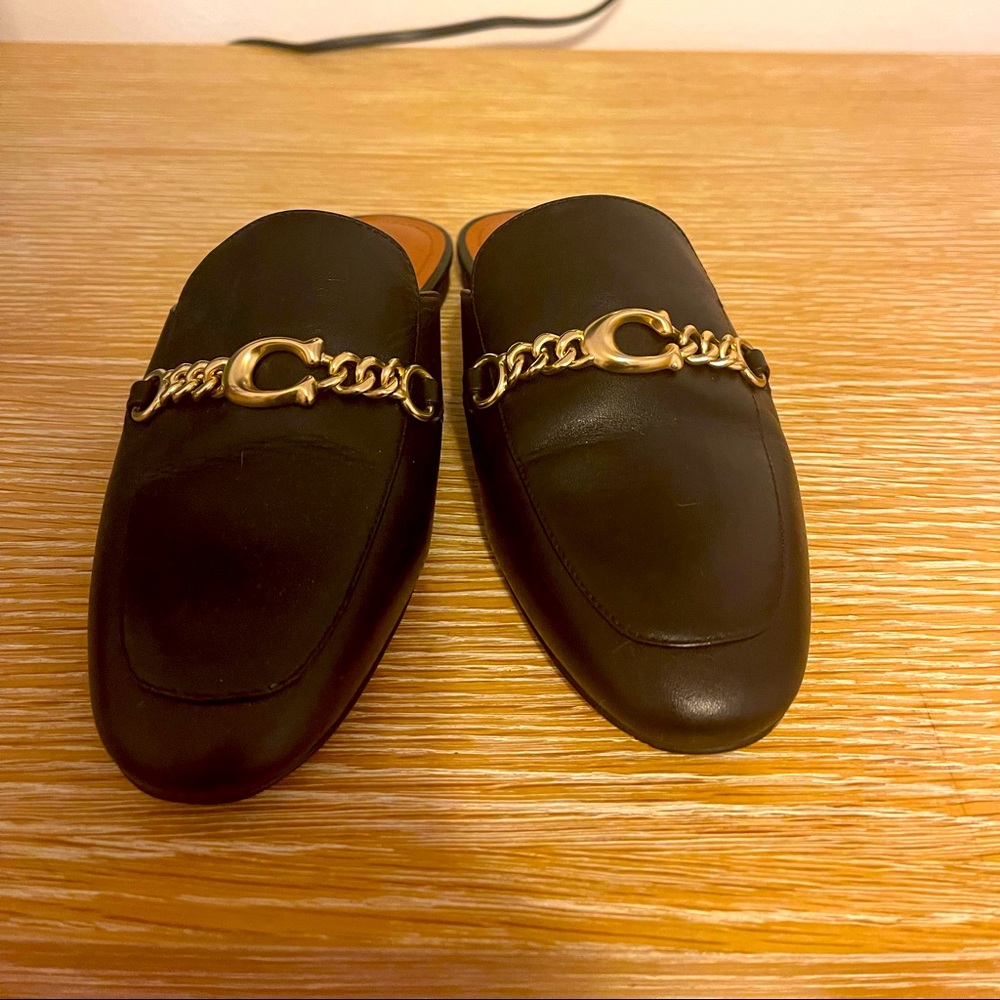 Authentic Coach mules